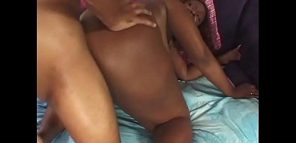  Cute ebony babe Skyy Black enjoys her wet cunt banged hard by a huge hard pole